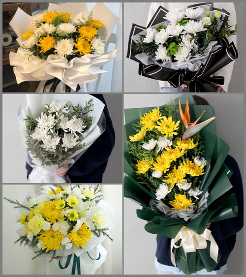 广东清远市英德市水边镇五角村白事花束代送